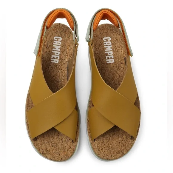 Camper Yellow and Orange Women's Sandals - Picture 2 of 8